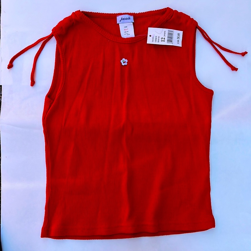 JACADI 12 yo red top